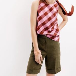 J.Crew Tuscan high waisted linen shorts. Size 00